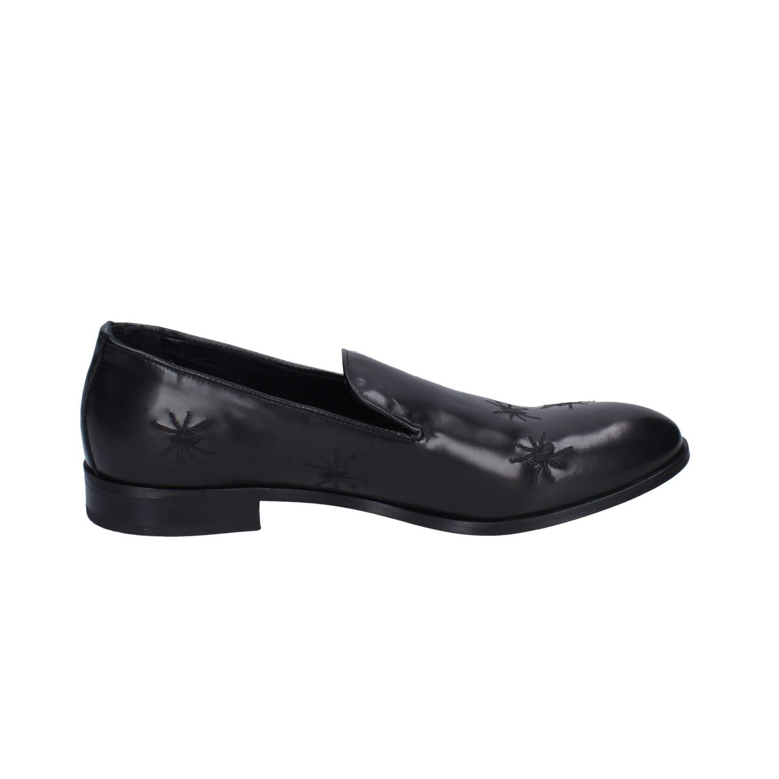 scarpe uomo EVEET mocassini nero pelle EZ231 Fino Al -60%